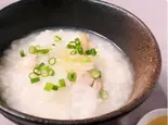 鶏肉野菜お粥/野菜鸡肉粥(天津福味餃子)