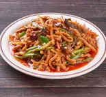 豚肉とピーマンの細切りピリ辛炒め(鱼香肉丝)（中華料理如家）
