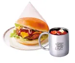 自慢のドミグラスバーガーセット（コメダ珈琲店 浦安駅前店）