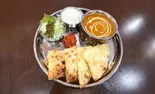 チーズ ナンセットcheese Nan set with Salad ChickenTikka MiniRice（マサラキングダム）