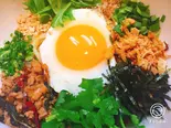 グリーンカレーまぜそば（パクチリ）