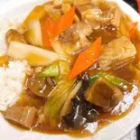 牛バラかけご飯 単品（龍海閣）