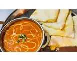チーズナン、カレーセット(インドアジアン ダイニングバー ロータス)