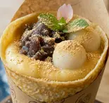 北海道きな粉&白玉&十勝あずき&米粉カスタード(はなあふ)