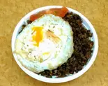 ビーフ卵ケバブ丼Beef egg kebab bowl(トルコケバブ ビリヤニハウスTurkish Kebab Biryani House)