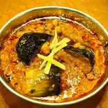 ナスチキンカレー Eggplant Chicken Curry（INDIAN NEPALI RESTAURANT "JUNTARA"）