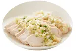 蒸し鶏ネギ塩味(盐水鸡)（中華料理 玉仙楼 大塚店）