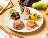 大豆ミート唐揚げと3種デリの酵素玄米弁当(チャヤ ナチュラル&ワイルドテーブル 日比谷シャンテ店)