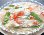 【蟹豆腐】かにと豆腐の煮込み(中華 東海飯店 大門本店)
