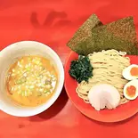 醤油つけ麺(横浜家系ラーメン赤家江古田店)