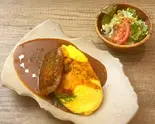 やわらかハンバーグのオムライス（みなとがわおむらいす）