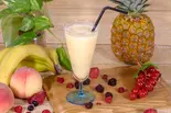 黒ゴマバナナスムージー Black-Sesame Smoothie（Nepali Kitchen ＆ Spice House今里店）