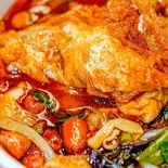 炸蛋螺蛳粉(香港餃子酒場 下北沢店)