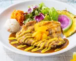 ハワイアングリルチキン ハニーマスタード＆デミグラスソース（La Ohana 横浜本牧店）