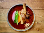 煮込みのチキンカレー(スープカレーポニピリカ 下北沢店)