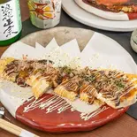 とん平焼き Grilled Pork Omelette（ええやん北新地本店）