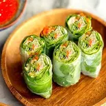 野菜春巻き Vegetable Fresh Roll(タイ・インド料理のお店 ALMOND TREE)