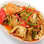 プーパッポンカレー Stir Fried crab Curry かに(タイ・インド料理のお店 ALMOND TREE)