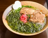 あーさソーキそば Sea Lettuce Soki-Soba(ハモニカ・クイナ)