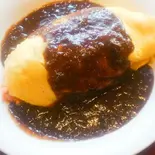ハッシュドビーフオムライス(アルカディア・カフェ 諸福店)