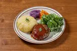 ジビエのハンバーグ定食（THE SHED Espresso＆Wine）