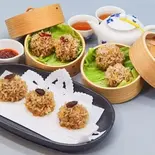 もち米肉団子/6個入(6个珍珠丸子, 5 pieces Sticky rice Meatballs)(肉まん研究所 草加店)