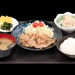 生姜焼き定食(縁鳥酒場)