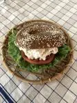 ゴマベーグルツナサンド(Kassel cafe)