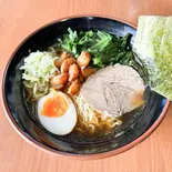 ニンニクラーメン【醤油】並盛(中華料理 林)