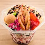 自家製フローズンヨーグルトアイスボウル チョコバナナススタイル（やじきたキッチン）