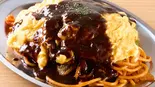 オムハヤシ＆ナポリタン Omelette Napolitan（スパゲティの店『神田ナポリタン』 札幌東店）