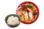 赤辛牛じゃんラーメンライスセット（ラーメンまこと屋 尼崎次屋店）