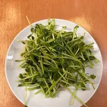 豆苗炒め（食客居酒場）