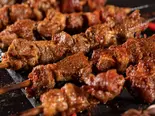 巨无霸牛肉大串・1本(小尾羊 薬膳しゃぶしゃぶ 巣鴨店)