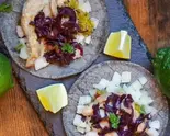 【通好み】TACOS 2Pセット せせり柚子胡椒×せせり柚子胡椒（【タコスと本格スパイスカレーのお店】カフェロード門前仲町店）