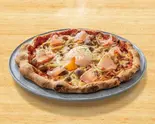 きのこと炙り生ハムのピザ（ガスト 西新店）