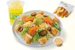 メキシカンチキンサラダポテトセット（bb.qオリーブチキンカフェ JR天満駅前店）