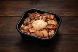 温玉と焼豚丼（おおぞら丼丸東四つ木店）