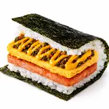 ピリ辛高菜チェダー(旨辛×濃厚)「Spicy Mustard Greens ＆ Cheese」（ポーたま 博多マルイ店 【沖縄発ポーク卵おにぎり専門店】）