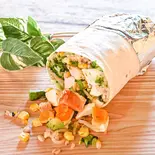 【美肌効果】スパイシー・コリアンサラダブリトー【Beautiful Skin Effect】Spicy Korea Salad Burrito（チョップドサラダ専門店 フィットグリーン 新宿 Chopped Salad FitGreen Shinjuku）