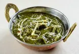 ほうれん草とマトンカレーSpinach＆Mutton Curry（インド料理 インド村）