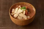 赤辛豚汁 Spicy Pork Miso Soup（【胃腸回復＆健康】お粥定食 いこい亭 幡ヶ谷店）