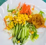 中華サラダ(中華料理 三喜)