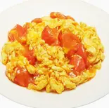 トマトと卵炒め (西红柿炒蛋)（辛苑 上野店）