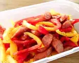 スパイシーソーセージ炒め Stir-fried spicy sausageStir-fried spicy sausage(アジアンダイニング ホットポット)