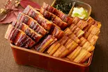 鰻と穴子合わせ盛り重【特上】(鰻・とろ穴子 対馬 厳原 吹田)