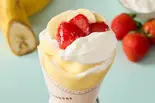 話題沸騰!バナナいちごグリークヨーグルト Banana Strawberry Greek yogurt(至福の贅沢「恋するクレープ」 亀有店)