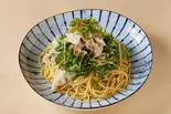 【人気No,1】柚子胡椒香る！豚しゃぶと水菜の和風パスタ	Pork and Mizuna Japanese-Style Pasta（洋麺屋 祇園パスタ 亀有店）