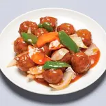 肉団子の甘酢がけ Meatballs in Sweet Vinegar（中国料理 品珍酒家 大和店）