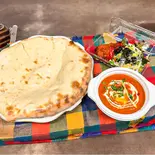 バターチキンチーズナンセット ButterChicken Cheese Naan Set(インド料理 ミニメズバーン)